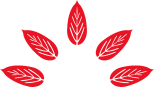 Daun warna Merah pada logo Agro-Coastal Community