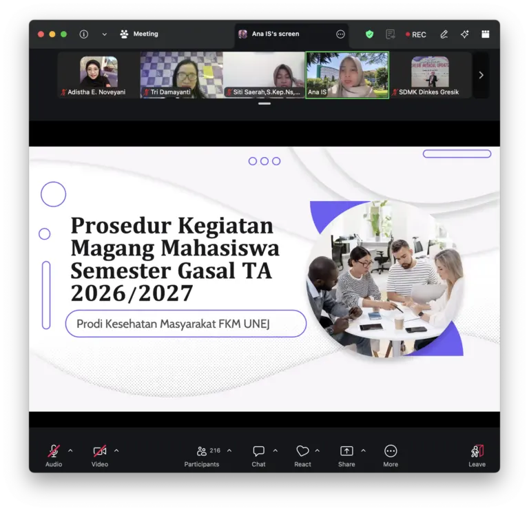 FKM Universitas Jember Resmi Buka Program Magang 2026 untuk Mahasiswa S1 Kesehatan Masyarakat Angkatan 2023