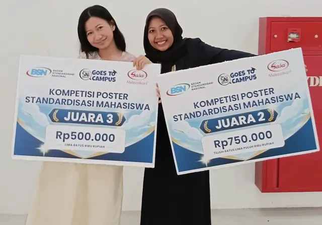 Banggakan Kampus, Dua Mahasiswa FKM UNEJ Raih Juara dalam Kompetisi Poster Standardisasi SNI Goes To Campus