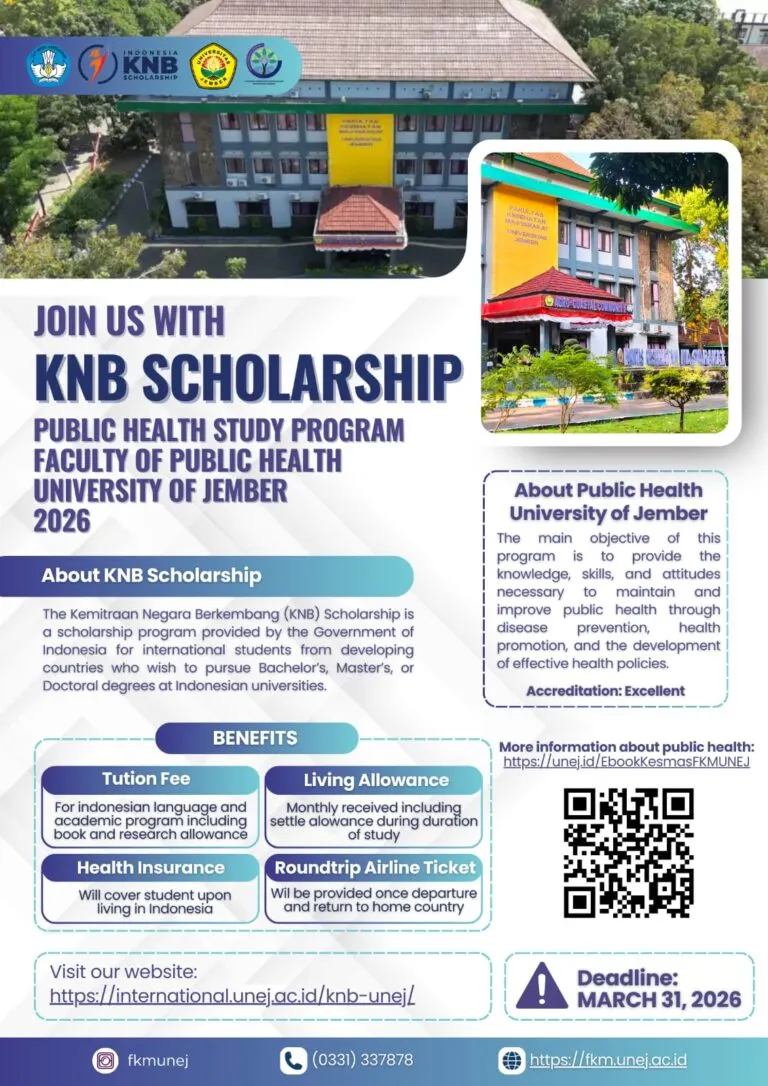 FKM Universitas Jember Buka Pintu Bagi Mahasiswa Internasional Lewat Beasiswa KNB 2026