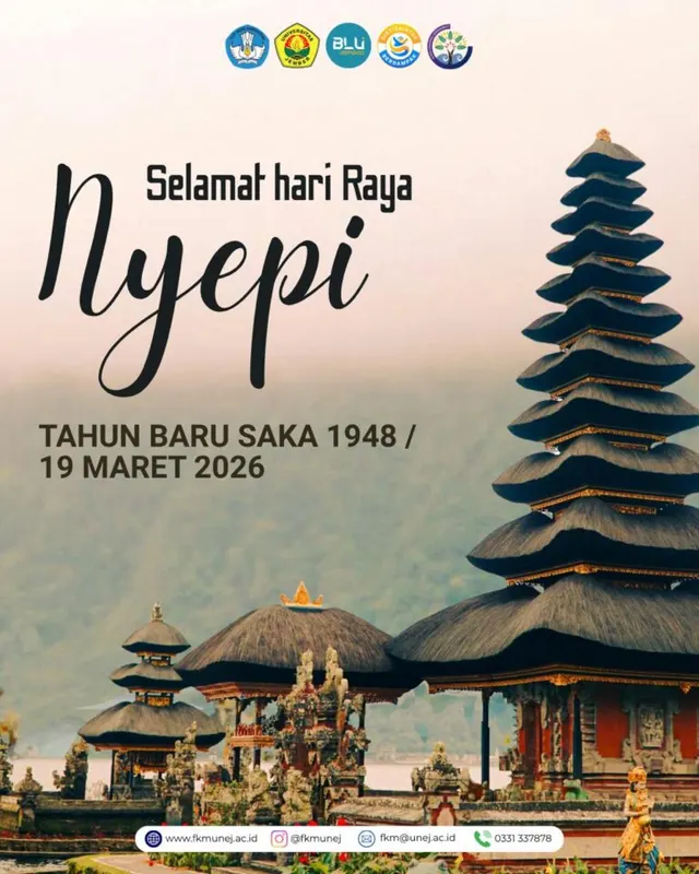 FKM UNEJ Ucapkan Selamat Hari Suci Nyepi 1948 Saka: Menggali Makna Keheningan bagi Kesehatan Masyarakat dan Lingkungan