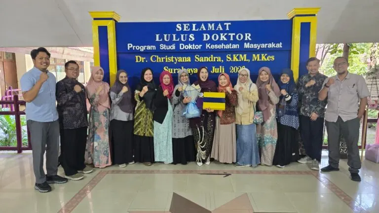 Selamat & Sukses atas Kelulusan Studi Doktoral Dr. Christiana Sandra, S.KM., M.Kes.