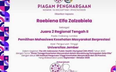 Bangga! Mahasiswa Kesmas Unej Raih First Runner Up Regional di Indonesian Public Health Olympiad 2025