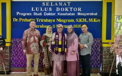 Selamat Atas Gelar Doktor Ilmu Kesehatan Masyarakat untuk Dr. Prihatin Trirahayu Ningrum, S.KM., M.Kes.