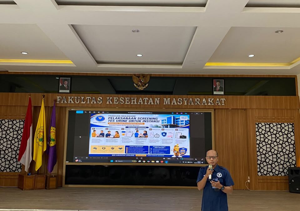 Skrining NAPZA Pegawai FKM Universitas Jember Wujudkan Kampus Sehat dan Berintegritas