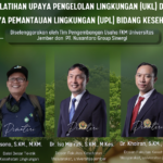 Pelatihan Upaya Pengelolaan Lingkungan (UKL) dan Upaya Pemantauan Lingkungan (UPL) Bidang Kesehatan