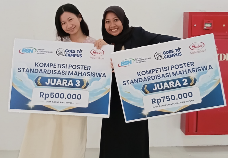 Banggakan Kampus, Dua Mahasiswa FKM UNEJ Raih Juara dalam Kompetisi Poster Standardisasi SNI Goes To Campus